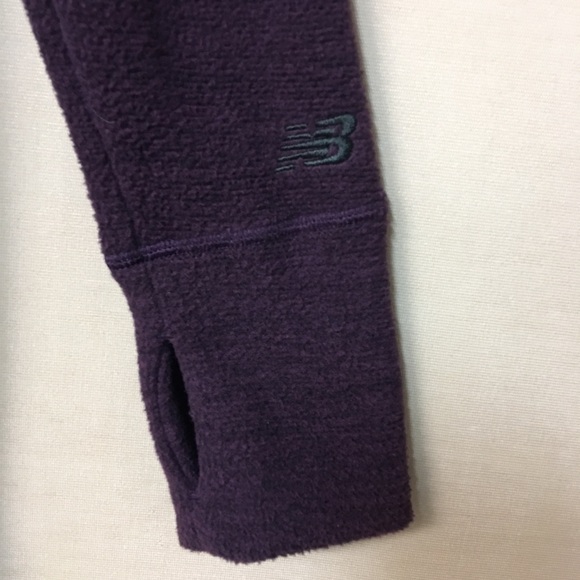 New Balance women’s Purple Cowl Neck Pull Over Sweater. Sz L - Picture 3 of 8